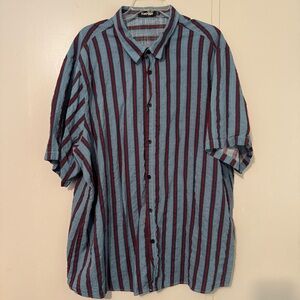 VatPave Striped‎ Button Down Shirt